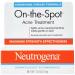 Neutrogena On-The-Spot Acne Treatment 0.75 oz - 2.5% Benzoyl Peroxide Pimple Cream - Buy Online on GoSupps.com