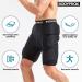 Bodyprox Padded Shorts for Snowboard, Skate, and Ski - Medium Size | 3D Protection for Hip, Butt, and Tailbone - Buy Online on GoSupps.com