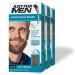 Just For Men Brush-In Mustache Beard And Sideburns Light Brown - Kit (Pack of 3)