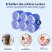 Ponik's Jumbo Hair Roller Curlers Set - 6 Self-Adhering Curlers (51mm) for Perfect Curls - Blue - Buy Online on GoSupps.com