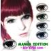 Big Sexy Colored Contact Lenses - Evening Gray - Free Container - Big Eyes Mangalinsen - With & Without Prescription - 2 Pieces BC 8.6 DIA 15.0 - Enhance Your Look! - Buy Online on GoSupps.com