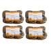 Blumixx 32 pieces coconut halves filled with mealworms bird food mealworms for hanging all year round wild bird food fat food