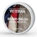 Natural American Veteran Beard Balm - 100% All-Natural Moisturizing & Conditioning Beard Balm with Organic Shea Butter - Masculine Scent - Essential Oils - 2 oz - Made in USA - Veteran Collection - Buy Online on GoSupps.com