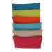 Peacegoods Unscented Organic Flax Seed Eye Pillow - Pack of (6) - Soft Cotton Flannel - Soothing Headache Stress Relief Meditation Yoga Massage Bulk Wholesale - Primary Colors
