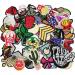 Libiline 50pcs Random Assorted Styles Embroidered Patch Sew On/Iron On Patch Applique Clothes Dress Plant Hat Jeans Sewing Flowers Applique DIY Accessory (Assorted-Style 5) - Buy Online on GoSupps.com