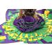lululun Snuffle Mat Pet Dog Feeding Mat, Dog Puzzle Toys, Durable Interactive Dog Toys,Encourages Natural Foraging Skills and Stress Relief for Dogs,Dog Treat Dispenser flower-1