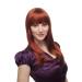WIG ME UP - 3114-350 ladies wig red copper red long straight hair with bangs