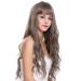 WIG ME UP C8183-8A/10A | Long Heavily Wavy Brown Grey Mix Women's Wig with Bangs - International Shipping Available - Buy Online on GoSupps.com