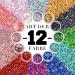 12 Color Festival Glitter Face & Body Set - Nail Art Hair Clothing Decoration - Feminine Makeup Sequins & Accessories - Buy Online on GoSupps.com