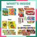 The Care Crate Ultimate Candy Snack Box Care Package - 40 Piece Variety Pack | Includes 20 Full Size Candies: Starburst, Skittles, Twizzlers & More - Buy Online on GoSupps.com