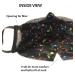Singer's Mask - Black with Multi-color Music Notes | Shop Now - Buy Online on GoSupps.com