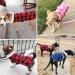 Malier Dog Winter Coat - Classic Plaid Fleece Jacket for Large Dogs - Red X-Large - Buy Online on GoSupps.com