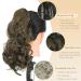 Shop Gairyan 45cm Ashblond Ponytail Extensions - Curly/Wavy Clip-In Hair Art for Women - Buy Online on GoSupps.com