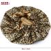 AIPAO Satin Bonnet Sleep Cap - Black Silk Bonnet for Curly Hair - Leopard Print Satin Cap for Women - Buy Online on GoSupps.com