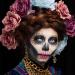 Aricona White Sugar Skull Contact Lenses - Daily Halloween Colored Lenses for Costume Parties - No Prescription Required - Buy Online on GoSupps.com