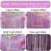 Pink Tinsel Curtain Party Backdrop - 2 Pack Glitter Foil Fringe Streamers for Princess Birthday, Bachelorette, Euphoria Theme Party Decor - Lilac Pink Party Decorations - Buy Online on GoSupps.com
