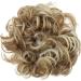 CAISHA XXL Voluminous Curly Messy Bun Hairpiece | Light Brown Blonde Mix #6H613 HW34 - Bridal Updo Hairstyle - Buy Online on GoSupps.com