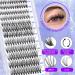 DIY Lash Extension Kit: 156 Pcs Individual Lashes with Strong Hold Bond, Tweezers & Seal - 30D-0.07D 9-16MM Cluster Eyelash Extensions Kit for Home Use - Buy Online on GoSupps.com