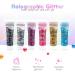 Holographic Glitter Face and Body Gel Festival 6 Pack Cosmetic for Face Body & Hair Glitter Pack of 6 - Buy Online on GoSupps.com