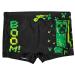 Minecraft swim shorts with elastic waistband and laces dark blue 116 black-green