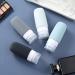 Gemice Travel Bottles for Toiletries CAA Approved 60ml Silicone Travel Bottles Leak Proof Squeezable Travel Size Containers Travel Essentials for Lotion Soap Liquid Shampoo BPA Free(4 Pack) Grey - Buy Online on GoSupps.com