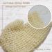 Natural Sisal Bath Spa Shower Scrubber Sponge Glove Mitt - Pack of 2 | Eco-Friendly, Anti-Aging, Renew Skin - Buy Online on GoSupps.com
