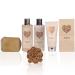 Vanilla Spa Gift Basket Set by Lovestee - Shower Gel, Body Lotion, Hand Lotion, Bath Salt, Eva Sponge & Bath Puff Included - Buy Online on GoSupps.com