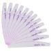Canvalite 12 pieces Nail files 180/240 nail files for gelnails nail file professional washing reusable double -sided nail file for nail studio at home manicure pedicure moon 180/240 grit