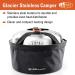 GSI Outdoors Glacier Stainless Camper 4-Person Cookware & Dinnerware Set for Camping - Buy Online on GoSupps.com