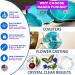 Epoxy Resin Art Coating - Crystal Clear Formula for Artists - Ideal for Casting, Geodes, River Tables, Jewelry - Non-Toxic (32 Oz Kit) - Buy Online on GoSupps.com