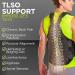 TLSO Thoracic Full Back Brace for Kyphosis & Osteoporosis | Lumbar Support for Upper Spine Injuries & Surgery - Large Size - Buy Online on GoSupps.com