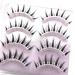 Manga Lashes Clear Band Anime False Eyelashes 4 Pack - Spiky & Natural Look | Japanese Style A01 by Mikiw - Buy Online on GoSupps.com