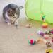 Youngever 24 Cat Toys Assortment - Interactive Tunnel, Teaser, Mouse, Crinkle Balls - Multicolor Kitten and Kitty Playset - Buy Online on GoSupps.com