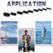 AGOOL Fishing Wire Single Barrel Crimp Sleeves - 300pcs Black Oxidized Copper Leader Rigging Tackle - Buy Online on GoSupps.com