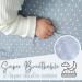 Buy Bisoo 37x80 / 40x80 Fertilizer Sheet Stroller - 100% Musselin Adjustable Baking Cocks Cover for Mosesk rbe - Compatible with Julius Z llner Dreamland Alvi Fabimax - Polka Dot Print Baby Blue - Buy Online on GoSupps.com