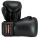 Pro Impact Genuine Leather Boxing Gloves Black - Durable Knuckle Protection with Wrist Support (14 Oz) - Buy Online on GoSupps.com