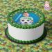 Personalized Football Field Cake Topper - J & M Deco Custom Fondant - 20cm | Unique Birthday Wishes - Buy Online on GoSupps.com