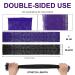 African Exfoliating Bath Sponge Set - Long Net Scrubber for Shower & Body - Black Purple - Daily Use or Stocking Stuffer - Buy Online on GoSupps.com