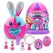 Rainbocorns Eggzania Surprise Mania Whipper the Bunny - Collectible Plush - Over 20 Surprises Inside 28 cm Cuddle Plush Stuffed Animal Rings Bracelets Stickers Wearable Accessories (Bunny) Bunny (Whipper)