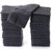 Simpli-Magic Towels 12x12 Washcloths Gray 24 Count - Soft and Absorbent Towels for Everyday Use - Buy Online on GoSupps.com
