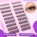 PHKERATA Wispy Cluster Lashes Kit - 108Pcs C Curl Natural Eyelash Clusters with Bond, Seal, and Tweezers | Individual Eyelashes Extension Set (0.07D 8-16MM) - Natural Look - Buy Online on GoSupps.com