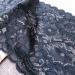 LaceRealm 7 Inch Wide Floral Stretchy Lace Elastic Trim Fabric - 5 Yard (Black) | Garment & DIY Craft Supply - Buy Online on GoSupps.com