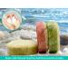 Loofah Soap Lemongrass | Large Exfoliating Luffa Bar with Organic Essential Oils & Dead Sea Salts | Therapeutic Handmade Soap | 250g/8.8oz - Buy Online on GoSupps.com
