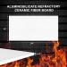 Simond Store Ceramic Fiber Insulation Board (2300 F) 0.47 x 12 x 24 - Pack of Individual Refractory Boards for Wood Stoves, Pizza Ovens, Forges, Kilns, Furnaces, Fireplaces - Buy Online on GoSupps.com