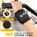 2 Pack Carpal Tunnel Wrist Brace - Unisex Fitness Wrist Wraps for Pain Relief & Support | Adjustable Strap for Sports Injuries - Black - Buy Online on GoSupps.com