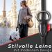 PETPatron Adjustable Dog Leash 3m - Durable Double Leash for Large Breeds (Up to 200kg) - Perfect for Strong Dogs - Black - Buy Online on GoSupps.com