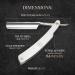 Stainless Steel Straight Razor Travel Kit - Shave Ready Razor Collapsible Brush & Leather Case for Men - Buy Online on GoSupps.com