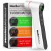 Mueller Ear Forehead Thermometer for Adults and Kids for Fever with Ear Temperature Probe and LCD Display, Non-Contact Body and Surface Thermometer, Auto Shut-Off, Gray White&Grey