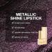 OULAC Metallic Shine Glitter Lipstick Black - Midnight Mirage (21) - Buy Online on GoSupps.com