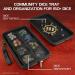 ENHANCE Tabletop Community DND Dice Case and Dice Rolling Tray - Dice Holder and Storage for up to 500 RPG Dice with Rugged Protective Design  Soft Interior  and Organizer Pockets (500 Dice Capacity) - Buy Online on GoSupps.com